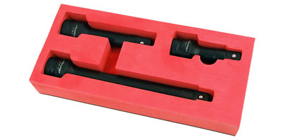 3PC 3/4" DRIVE IMPACT EXTENSION BAR SET