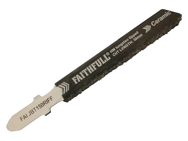 FAITHFULL JIGSAW BLADE GLASS/CERAMIC 77MM (PK5)