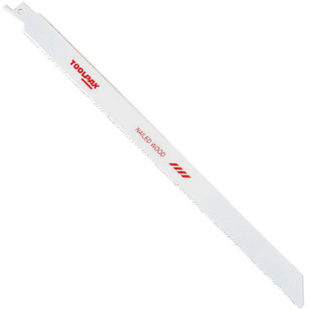 TOOLPAK RECIP SAW BLADE 300MM 10-14TPI PROGRESSOR WOOD W/NAILS (PK5)