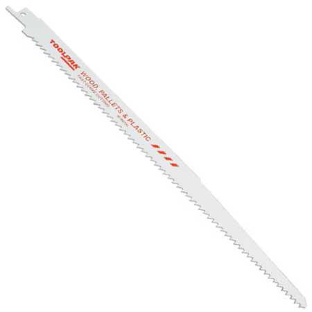 TOOLPAK RECIP SAW BLADE 300MM 6TPI BI-METAL (PK5)