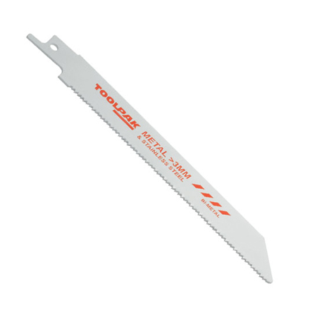 TOOLPAK RECIP SAW BLADE 150MM 14TPI BI-METAL (PK5)