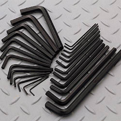 1800100 CHT100 25PC AF/MM HEX KEY SET