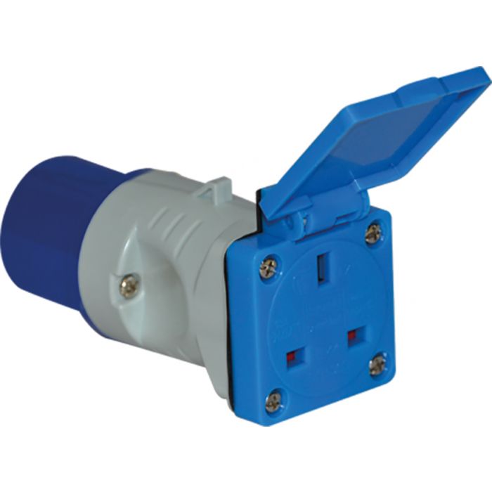 JEFELSOCO1 16AMP TO 13AMP SOCKET ADAPTOR