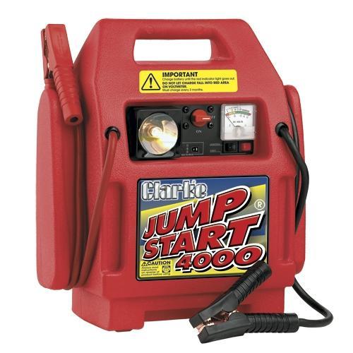 6240030 CLARKE JUMPSTART 4000 12V RECHARGEABLE POWER SUPPLY/CAR BOOSTER